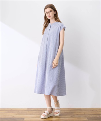 LE SOUK HOLIDAY スキッパーサッカーワンピース_variationthumb_3