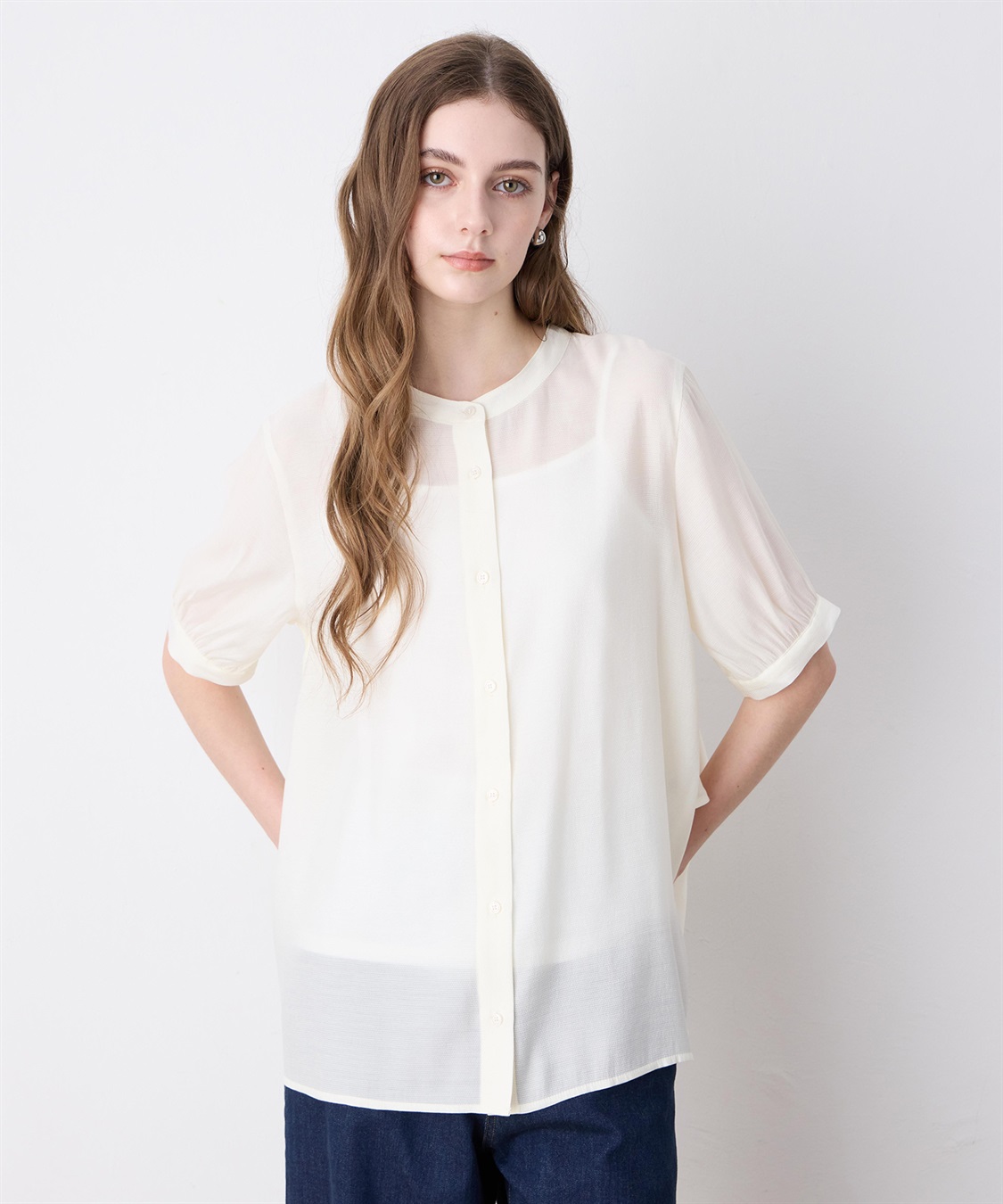 LE SOUK HOLIDAY バックラッフルティアードシアーブラウス_variation_2