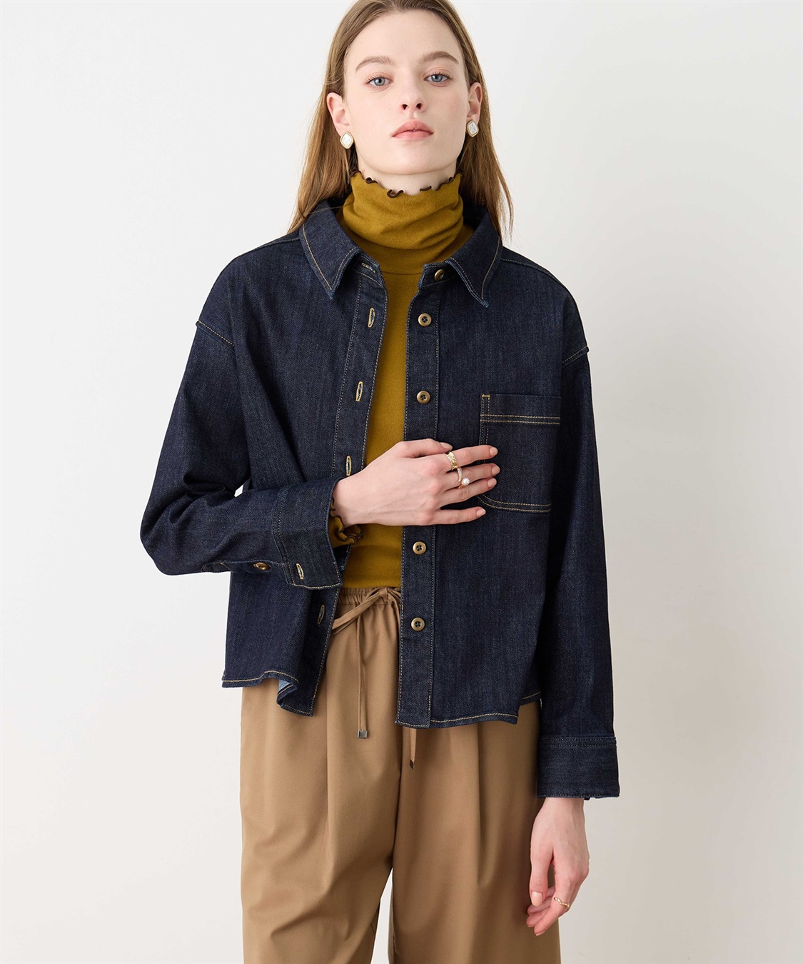 LE SOUK HOLIDAY デニムショートシャツ_variation_2