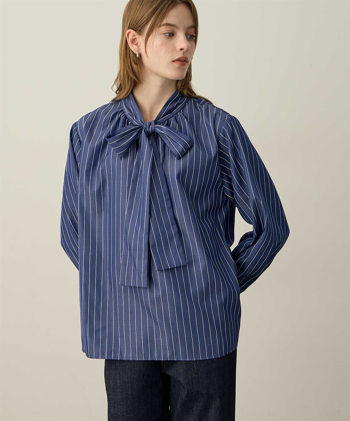 LE SOUK HOLIDAY ボウタイリボンブラウス_variation_2