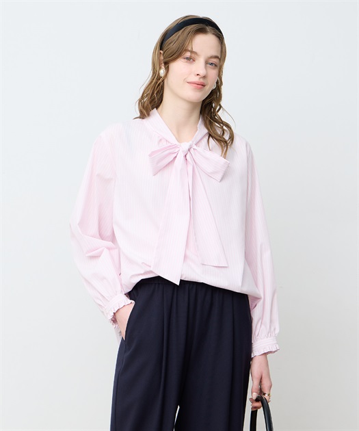 ボウタイブラウス