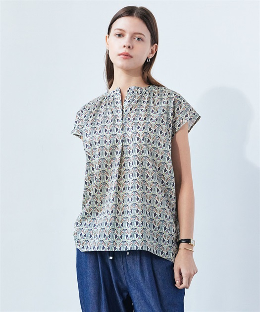 【Liberty】リバティプリントブラウス