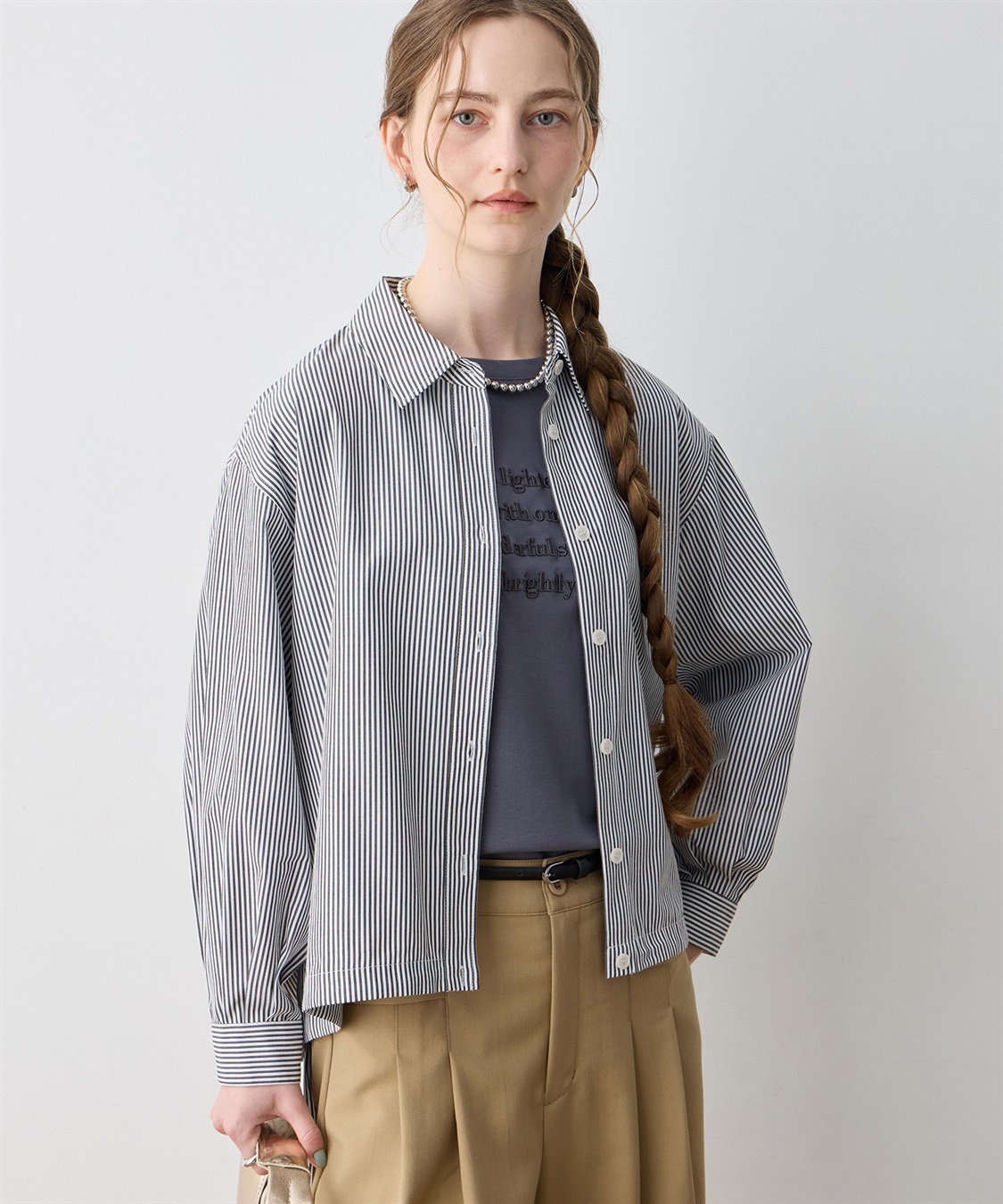 LE SOUK HOLIDAY ドロストシャツブルゾン