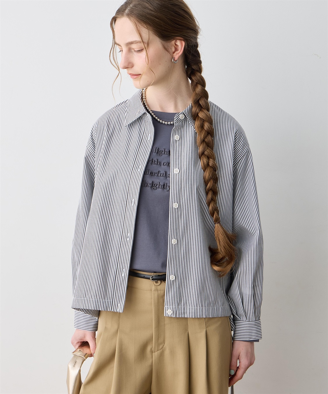 LE SOUK HOLIDAY ドロストシャツブルゾン_variation_1