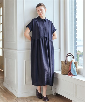 LE SOUK HOLIDAY 《WEB限定》軽やかギャザーワンピース