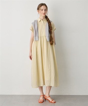 LE SOUK HOLIDAY 《WEB限定》軽やかギャザーワンピース_variationthumb_3