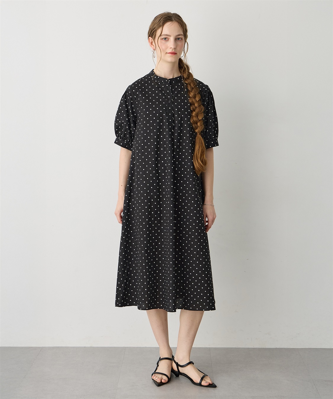 LE SOUK HOLIDAY ハーフスリーブスキッパーワンピース_variation_1