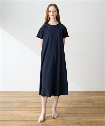 LE SOUK HOLIDAY トリコットクルーネックカットワンピース【接触冷感・UVカット】_variationthumb_2