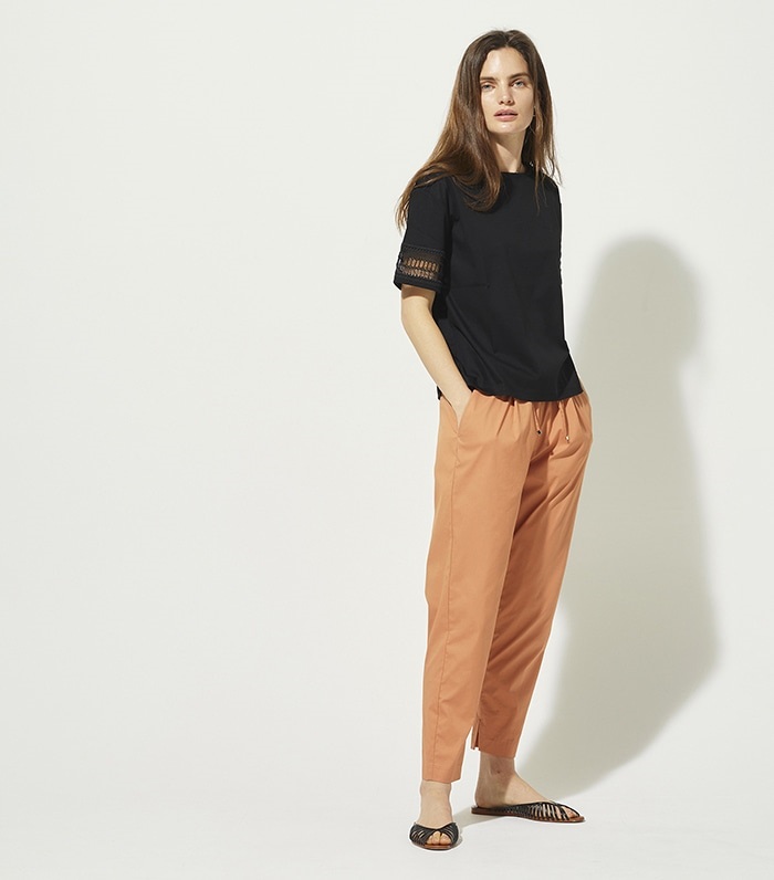 LE SOUK HOLIDAY タックテーパードパンツ_variation_1