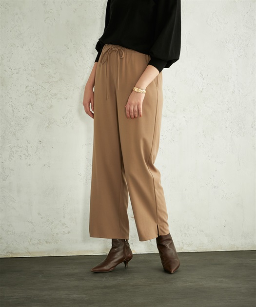ジョーゼットワイドパンツ LE SOUK HOLIDAY｜クロスプラス公式通販サイト