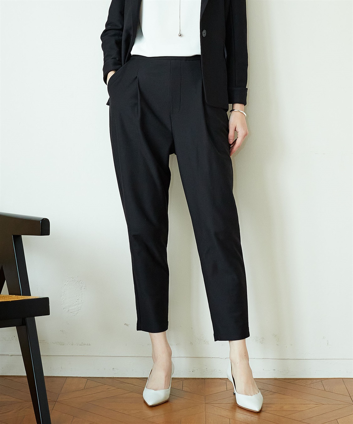 LE SOUK HOLIDAY TRツイルテーパードパンツ_main