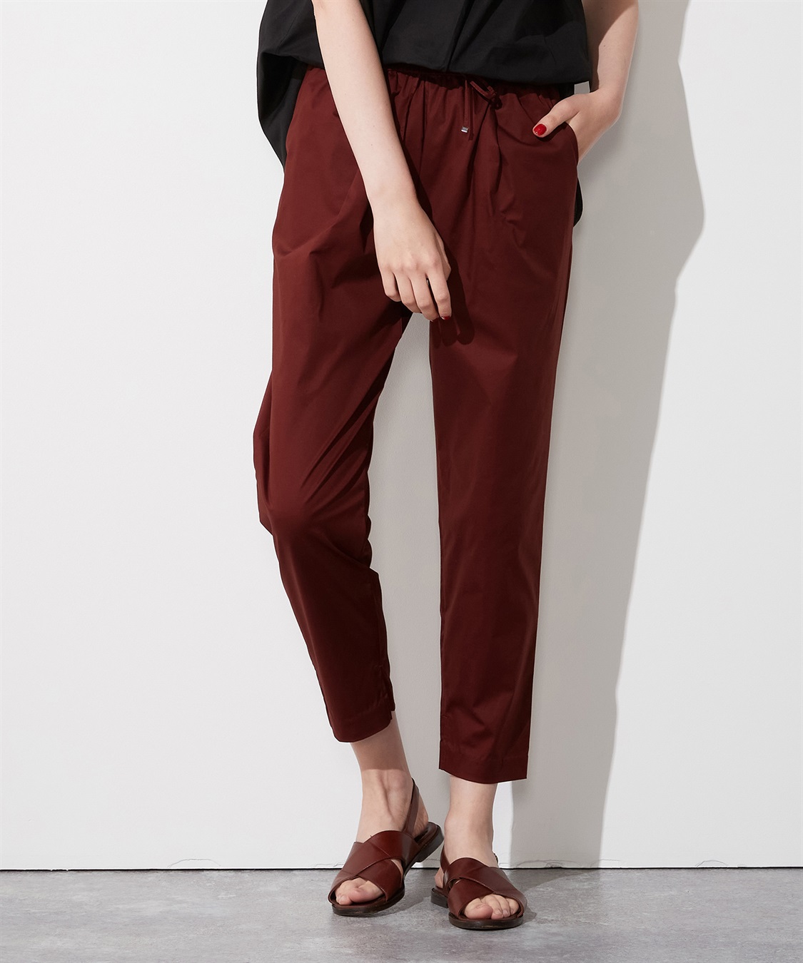 タックテーパードパンツ LE SOUK HOLIDAY｜クロスプラス公式通販サイト