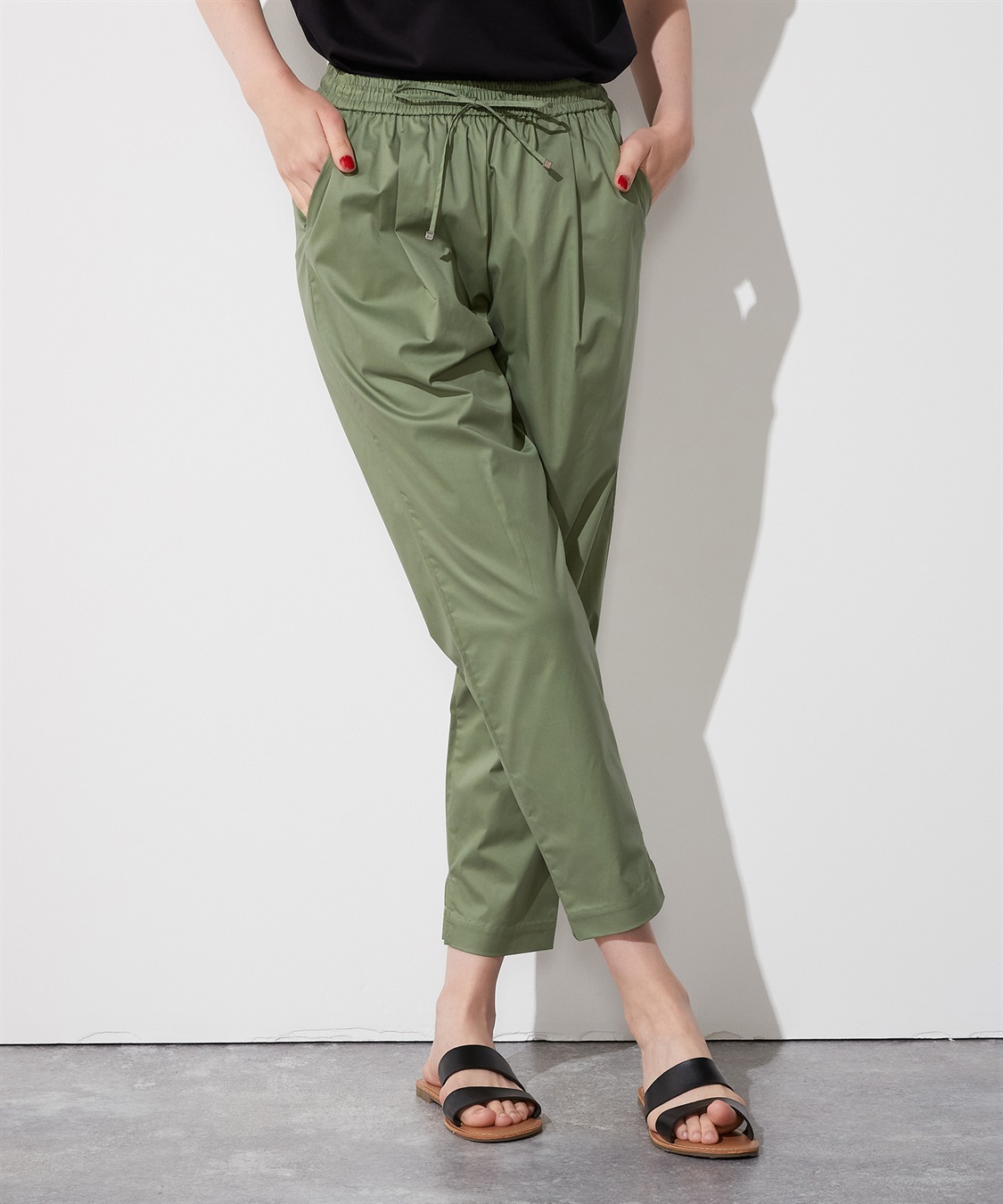 LE SOUK HOLIDAY タックテーパードパンツ_variation_3