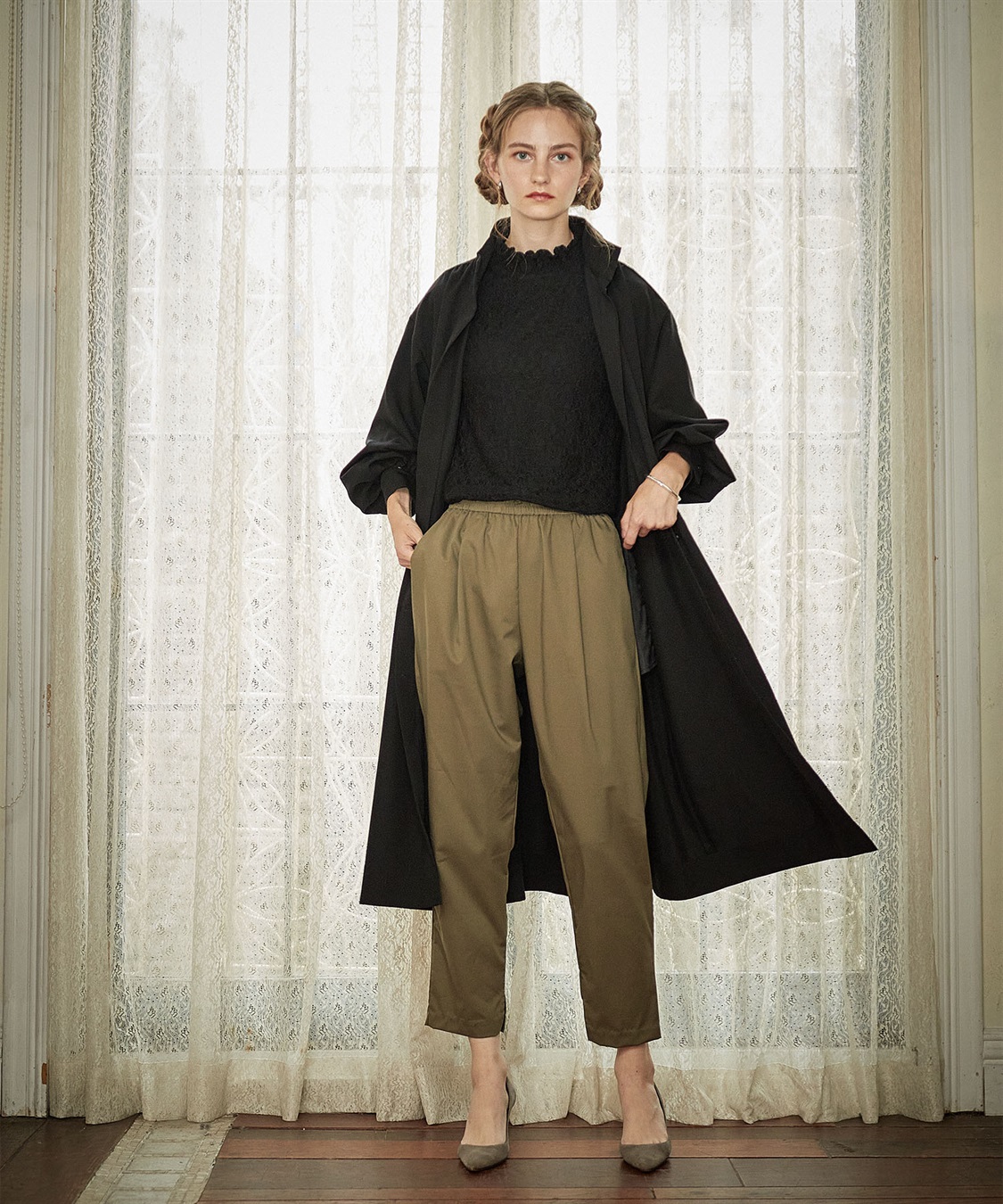 LE SOUK HOLIDAY タックテーパードパンツ_variation_4