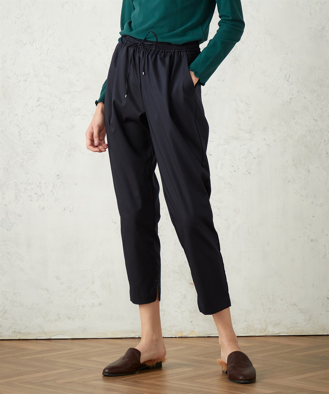 LE SOUK HOLIDAY タックテーパードパンツ_variation_6