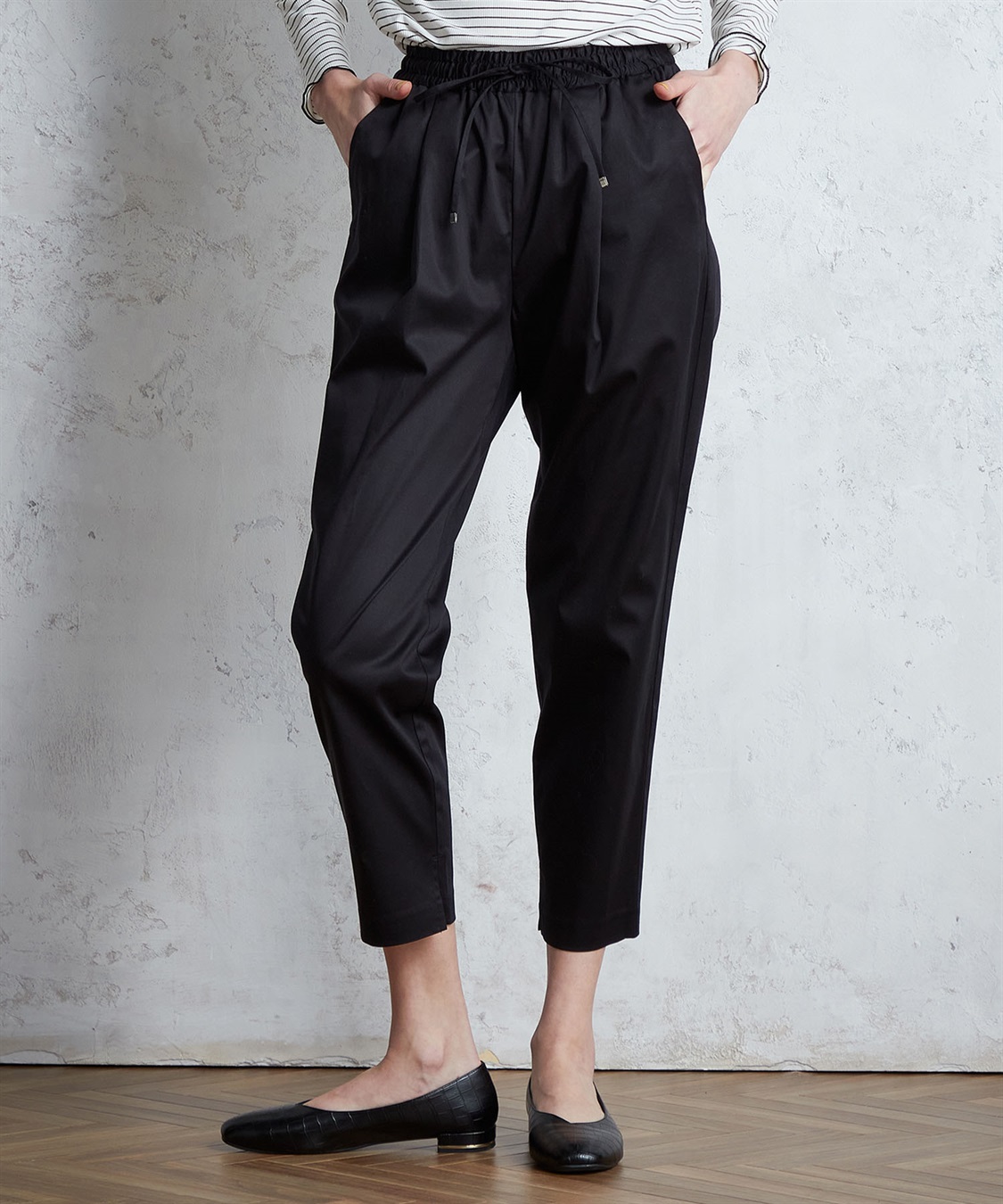 LE SOUK HOLIDAY タックテーパードパンツ_variation_1