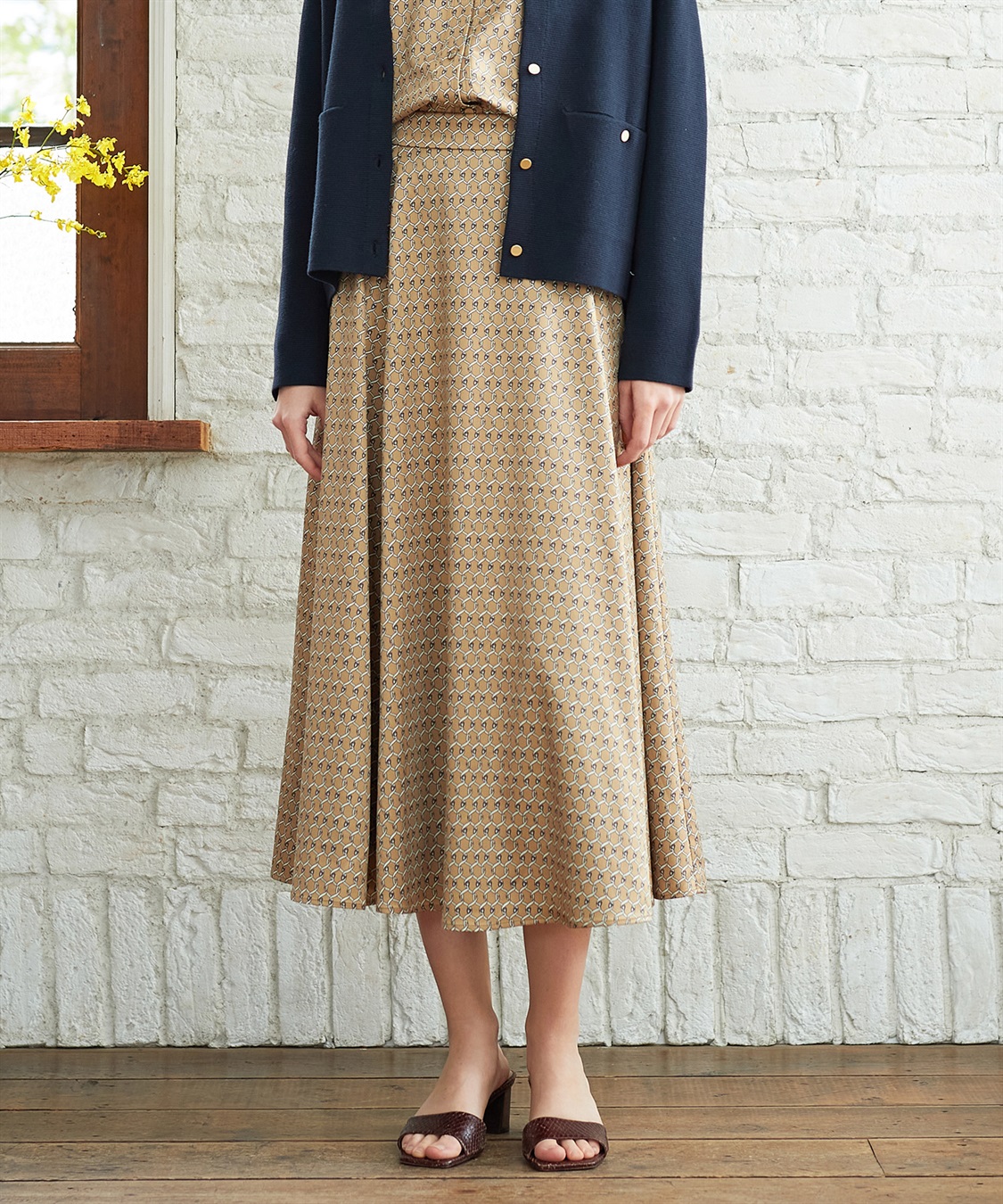 LE SOUK HOLIDAY モチーフプリントスカート_main