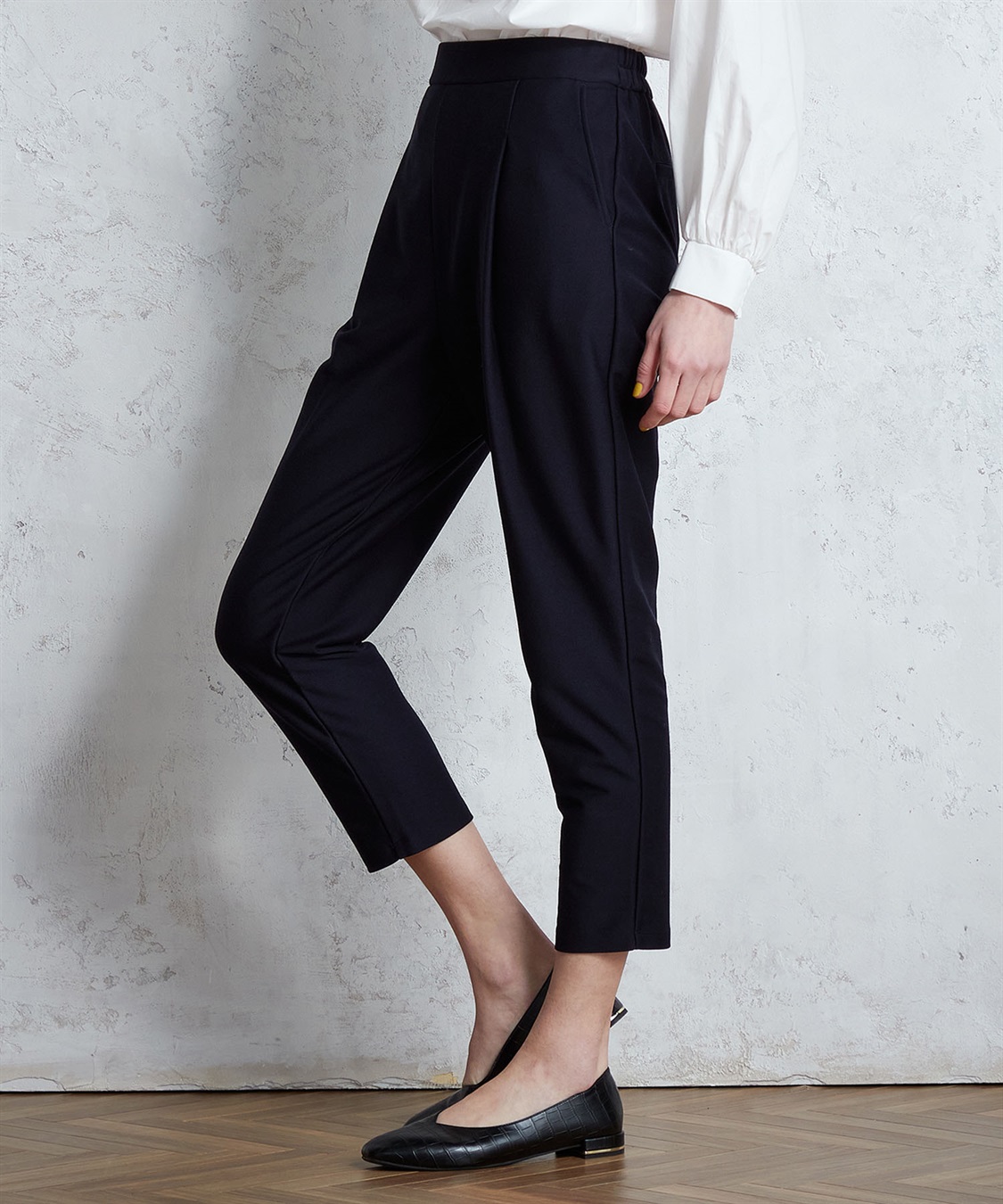 LE SOUK HOLIDAY ツイルストレッチテーパードパンツ_variation_2