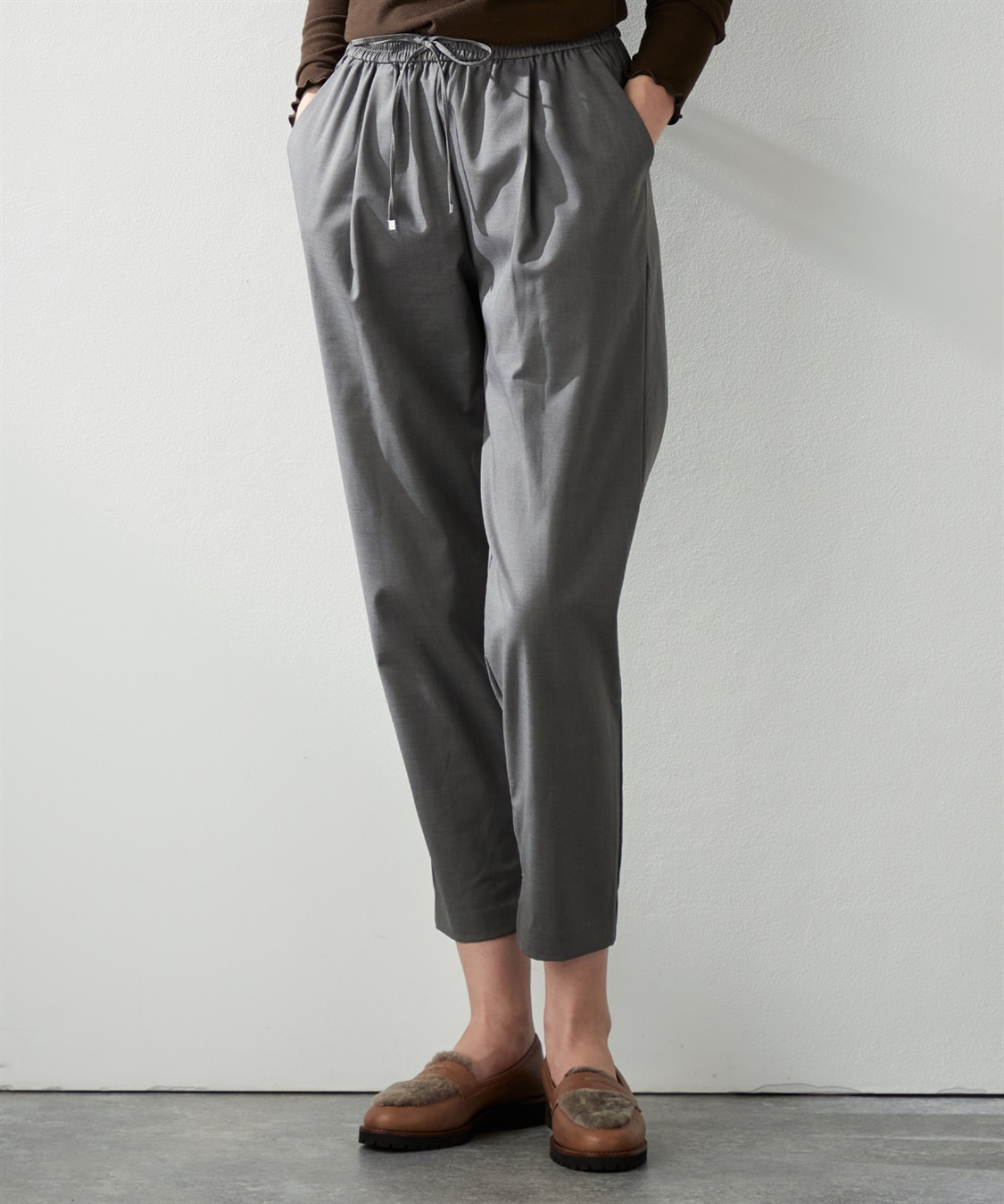 LE SOUK HOLIDAY タックテーパードパンツ_variation_2