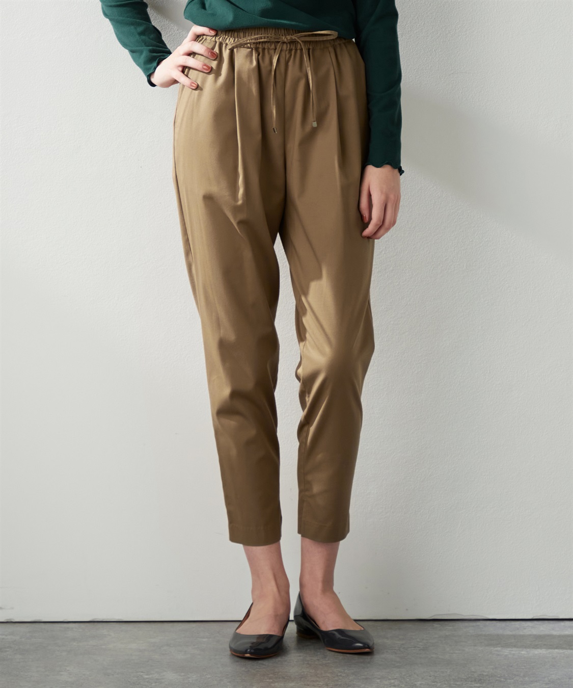 LE SOUK HOLIDAY タックテーパードパンツ_variation_4