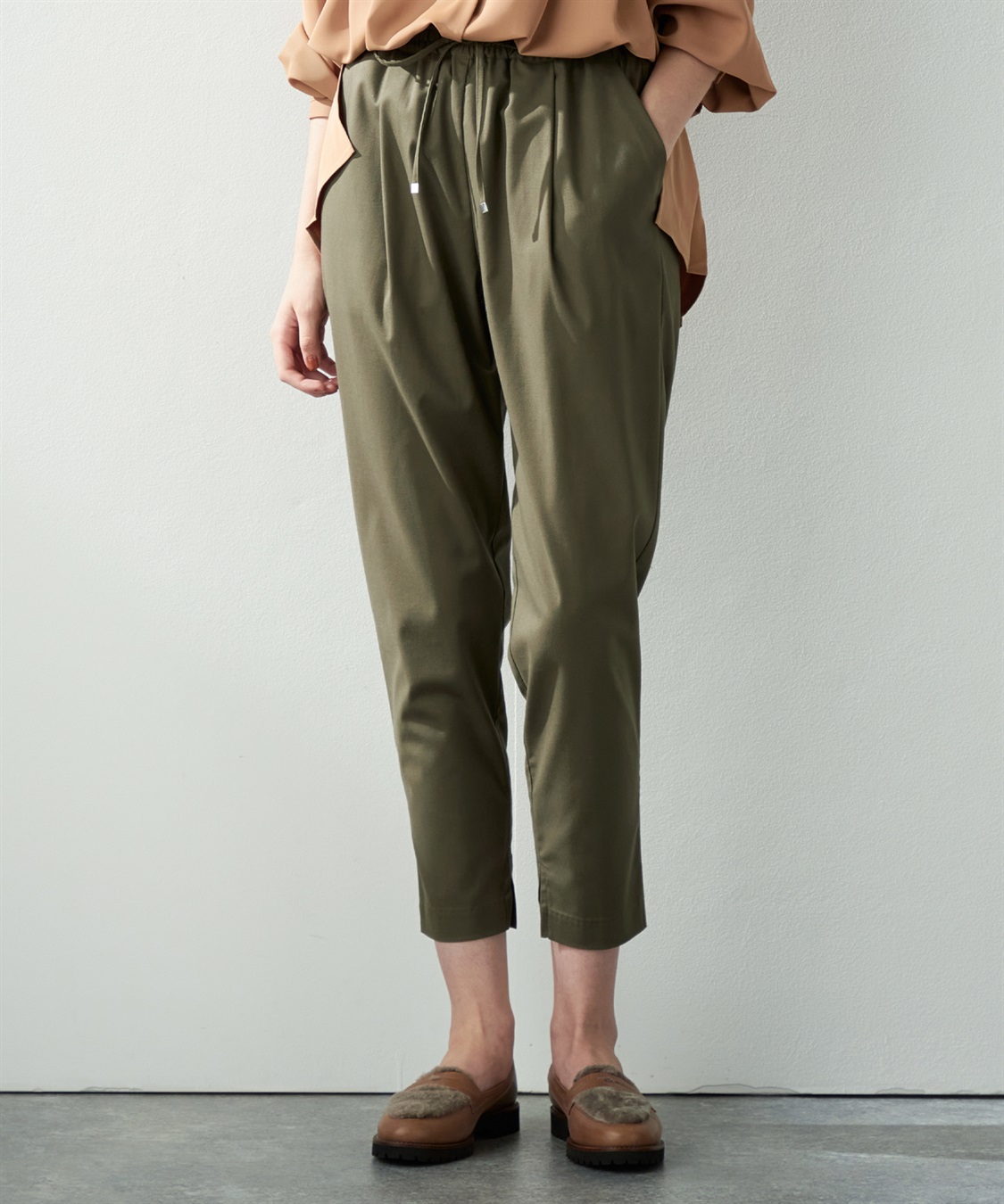 LE SOUK HOLIDAY タックテーパードパンツ_variation_5