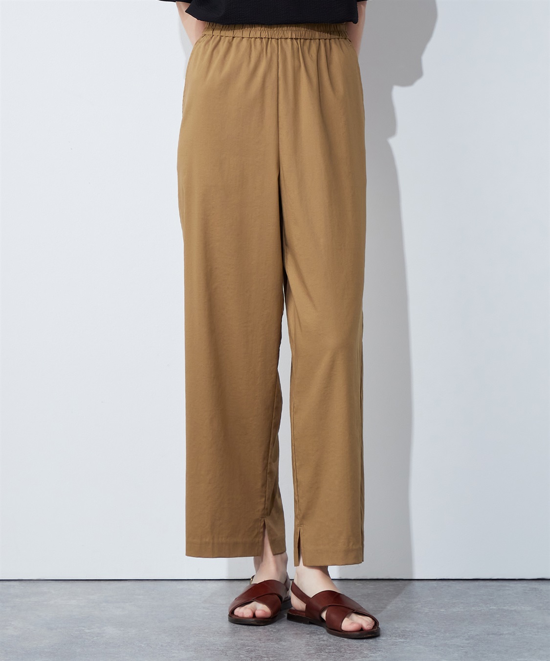 LE SOUK HOLIDAY シャーリングワイドパンツ_variation_2