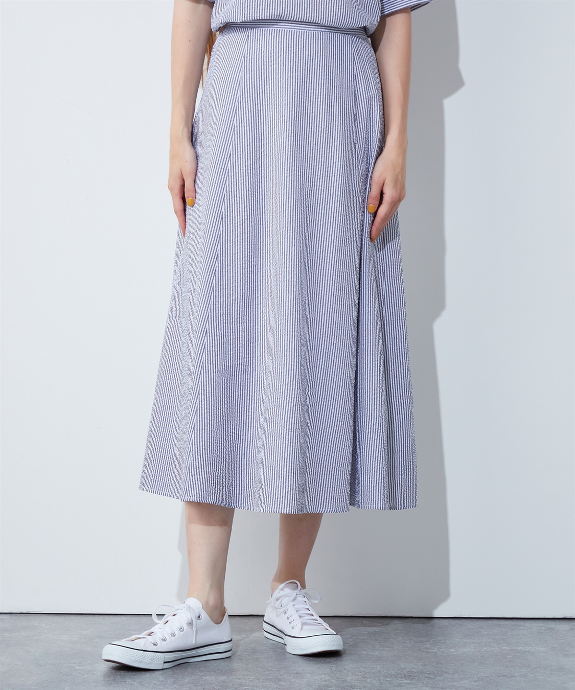 LE SOUK HOLIDAY セミフレアサッカースカート_variation_2