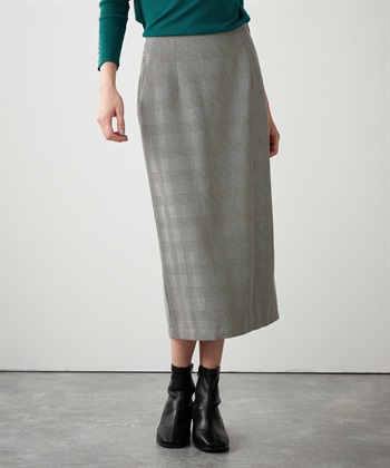 LE SOUK HOLIDAY チェックストレートタイトスカート_variationthumb_1