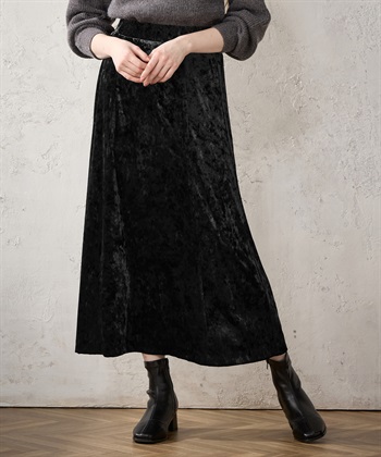 LE SOUK HOLIDAY クラッシュベロアスカート_variationthumb_1