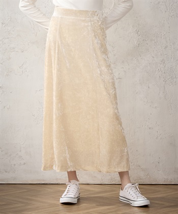クラッシュベロアスカート LE SOUK HOLIDAY｜クロスプラス公式通販サイト