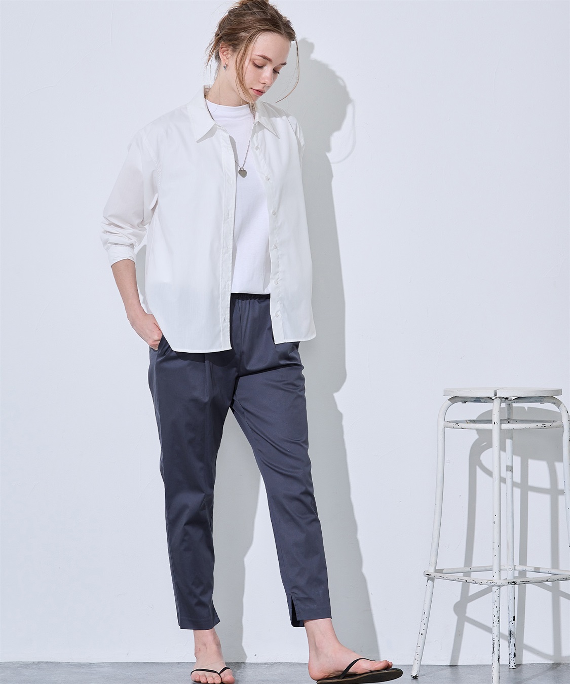 タックテーパードパンツ LE SOUK HOLIDAY｜クロスプラス公式通販