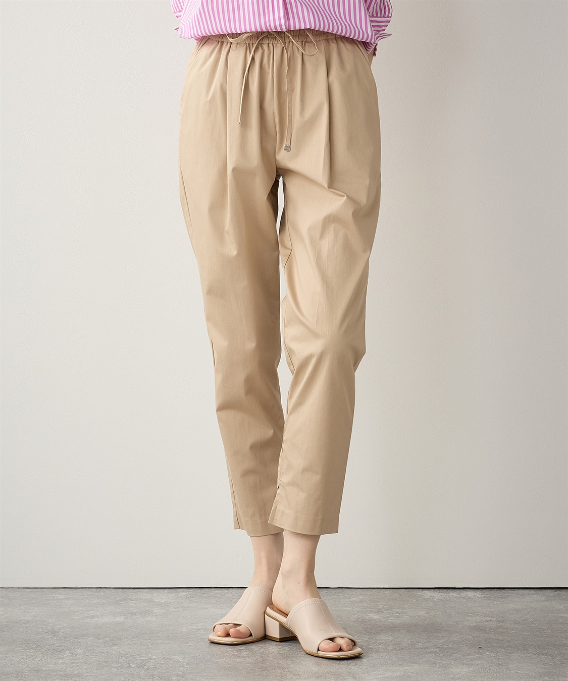 LE SOUK HOLIDAY タックテーパードパンツ_variation_4