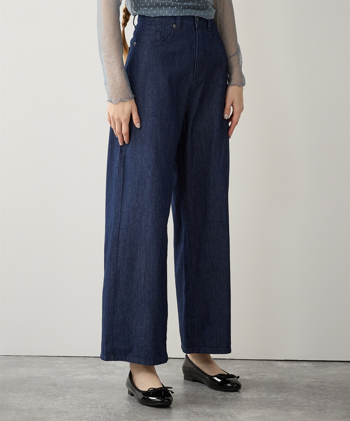 LE SOUK HOLIDAY ワイドデニムパンツ_variation_2