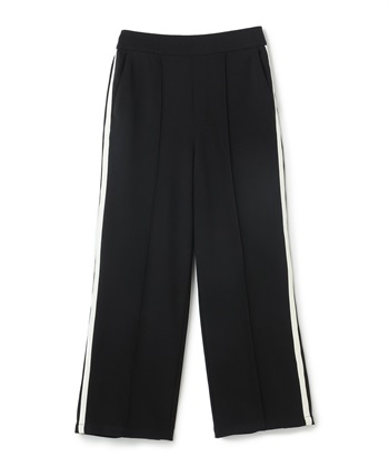 ジョーゼットサイドラインパンツ(ブラック-M)