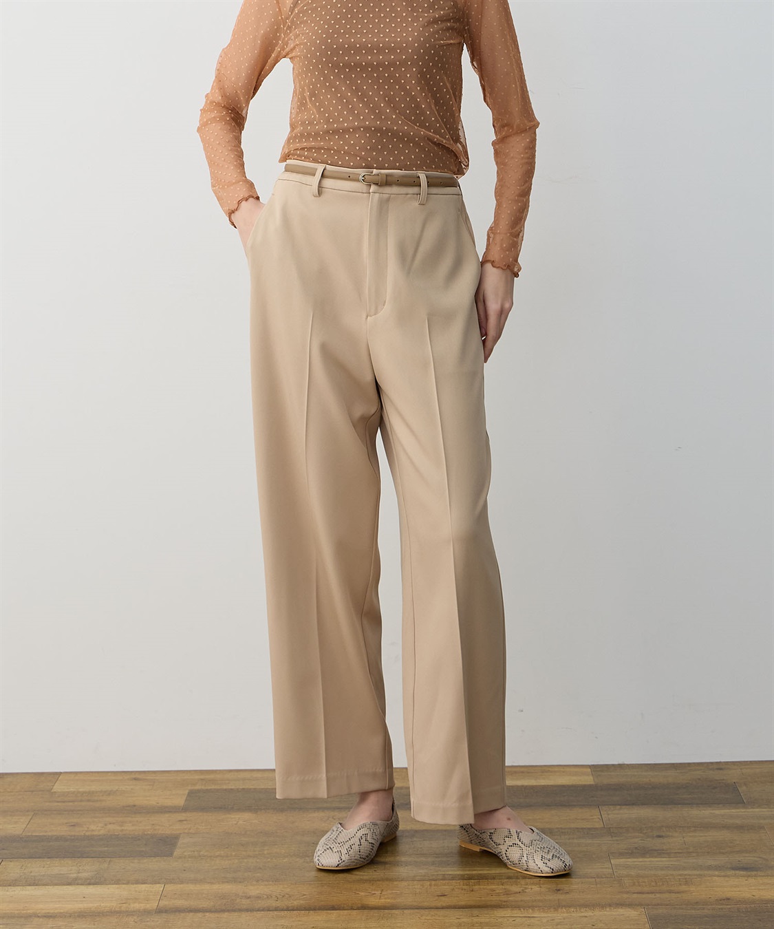 LE SOUK HOLIDAY 3Dワイドパンツ_main