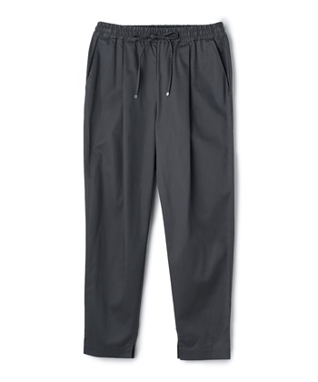 タックテーパードパンツ(チャコールグレー-S)