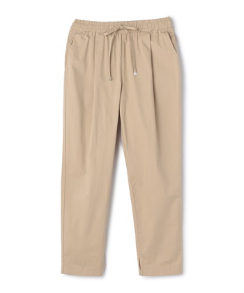 タックテーパードパンツ(ベージュ-S)