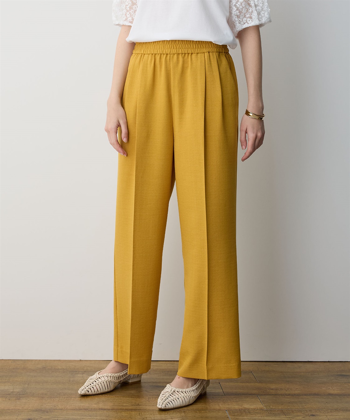 LE SOUK HOLIDAY リネンライクパンツ【接触冷感】_variation_2