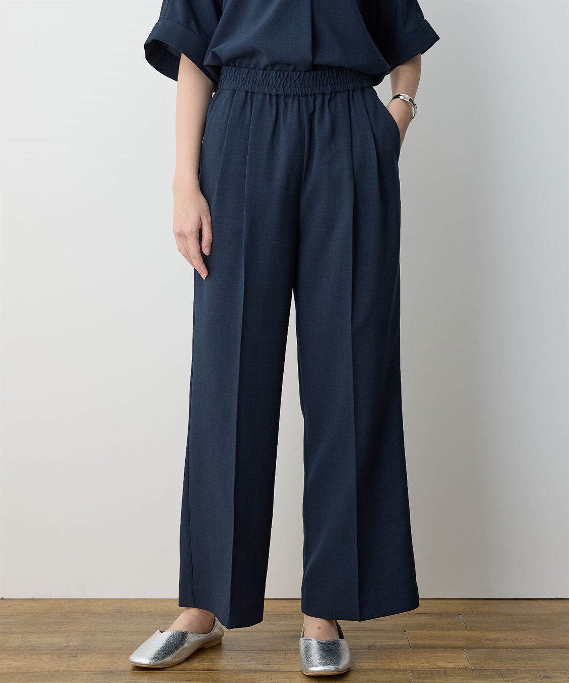 LE SOUK HOLIDAY リネンライクパンツ【接触冷感】_variation_3