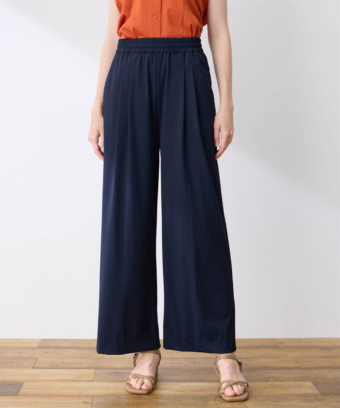 接触冷感】超冷感タックワイドパンツ LE SOUK HOLIDAY｜クロスプラス