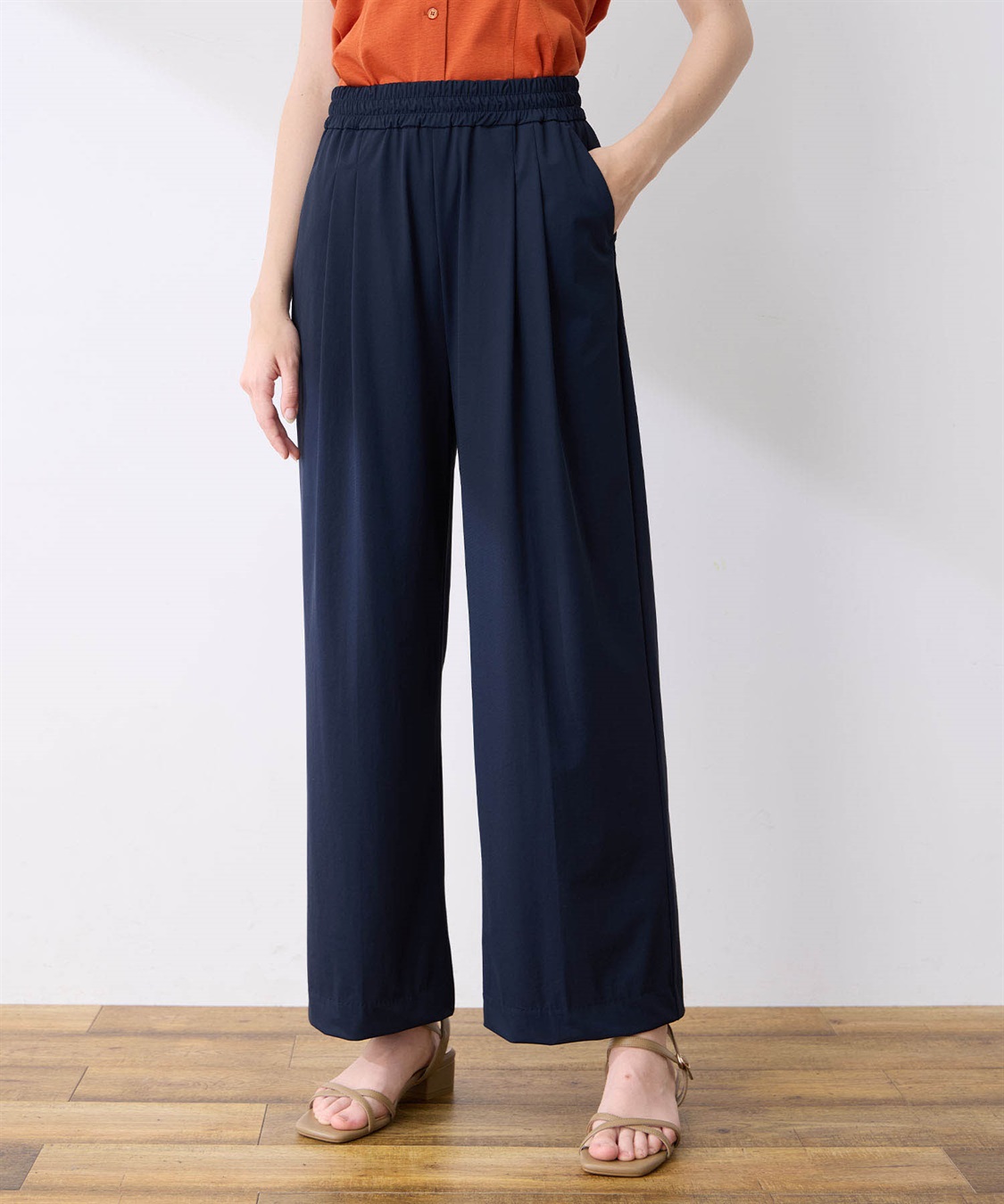 LE SOUK HOLIDAY 【接触冷感】超冷感タックワイドパンツ_variation_3