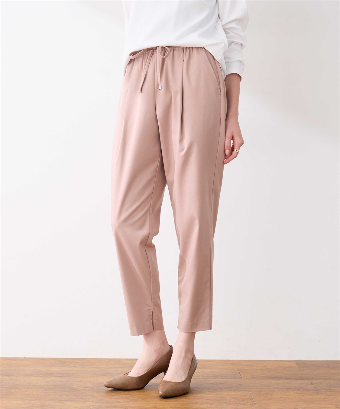 LE SOUK HOLIDAY タックテーパードパンツ