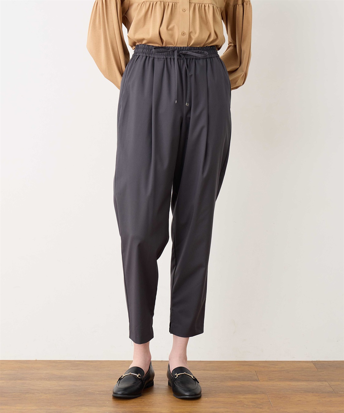 LE SOUK HOLIDAY タックテーパードパンツ_variation_3