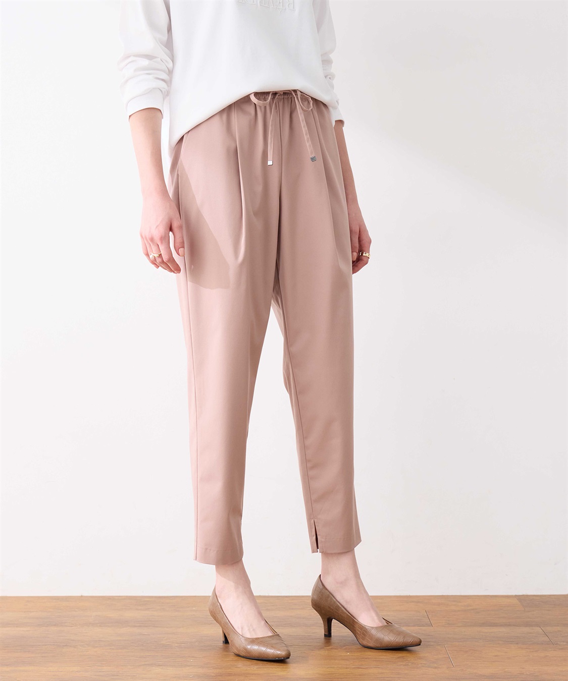 LE SOUK HOLIDAY タックテーパードパンツ_variation_4