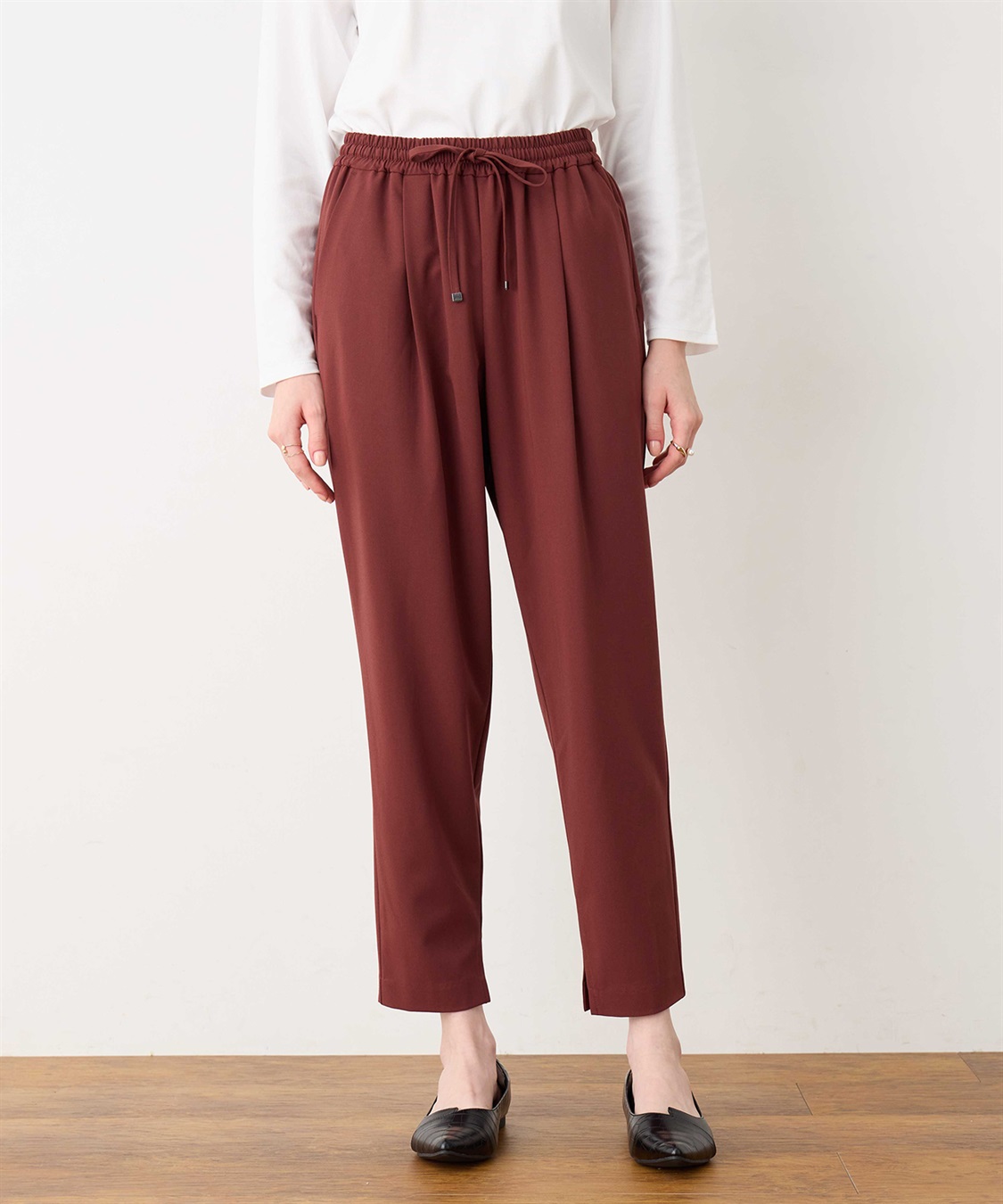 LE SOUK HOLIDAY タックテーパードパンツ_variation_5