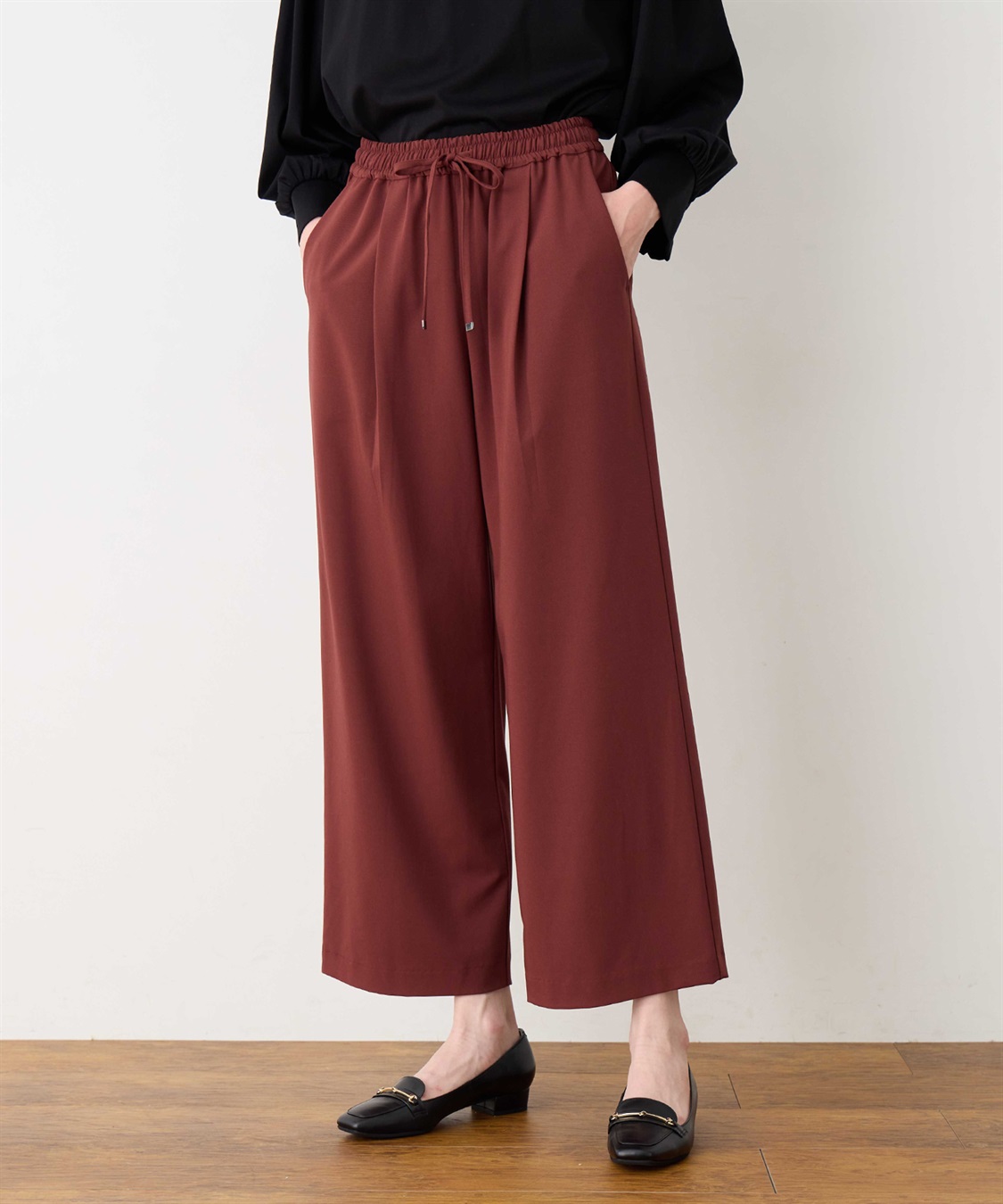 LE SOUK HOLIDAY タックワイドパンツ
