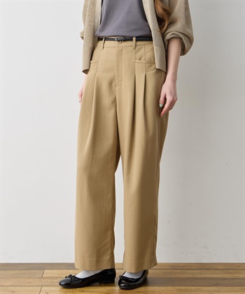 LE SOUK HOLIDAY タックチノパンツ【UVカット】【クーラータッチ】_variationthumb_1