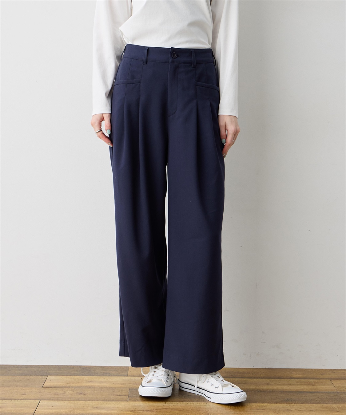 LE SOUK HOLIDAY タックチノパンツ【UVカット】【クーラータッチ】_variation_2