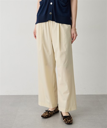 LE SOUK HOLIDAY ストレッチストレートパンツ【接触冷感・ウエストゴム】_variationthumb_1