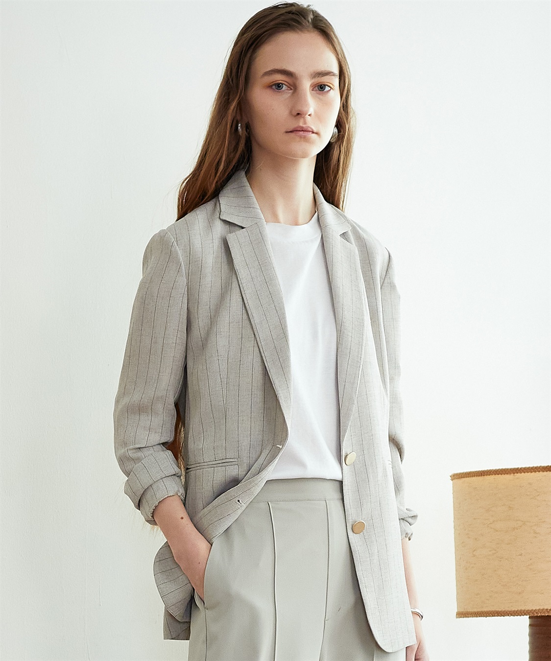 LE SOUK HOLIDAY イージーケアテーラードジャケット_main